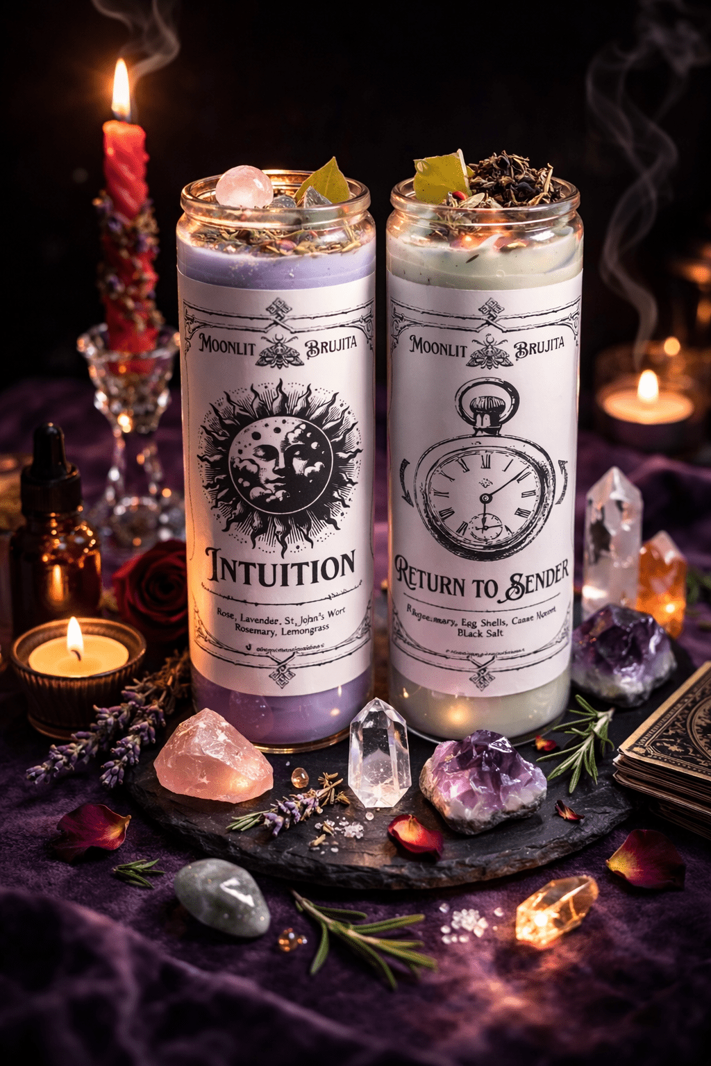 Intention Candles - Moonlit Brujita